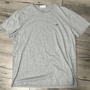 Lacoste T-Shirt Gray. Size XL but fits like Large.